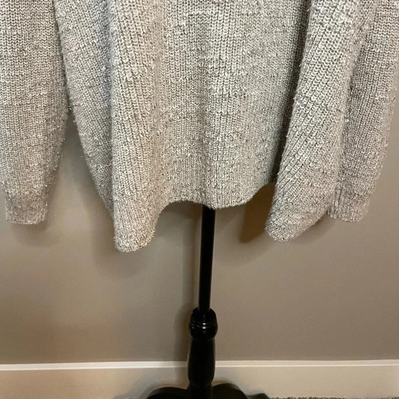 Torrid Beige Knit Cold Shoulder Tunic Sweater - Picture 5 of 11